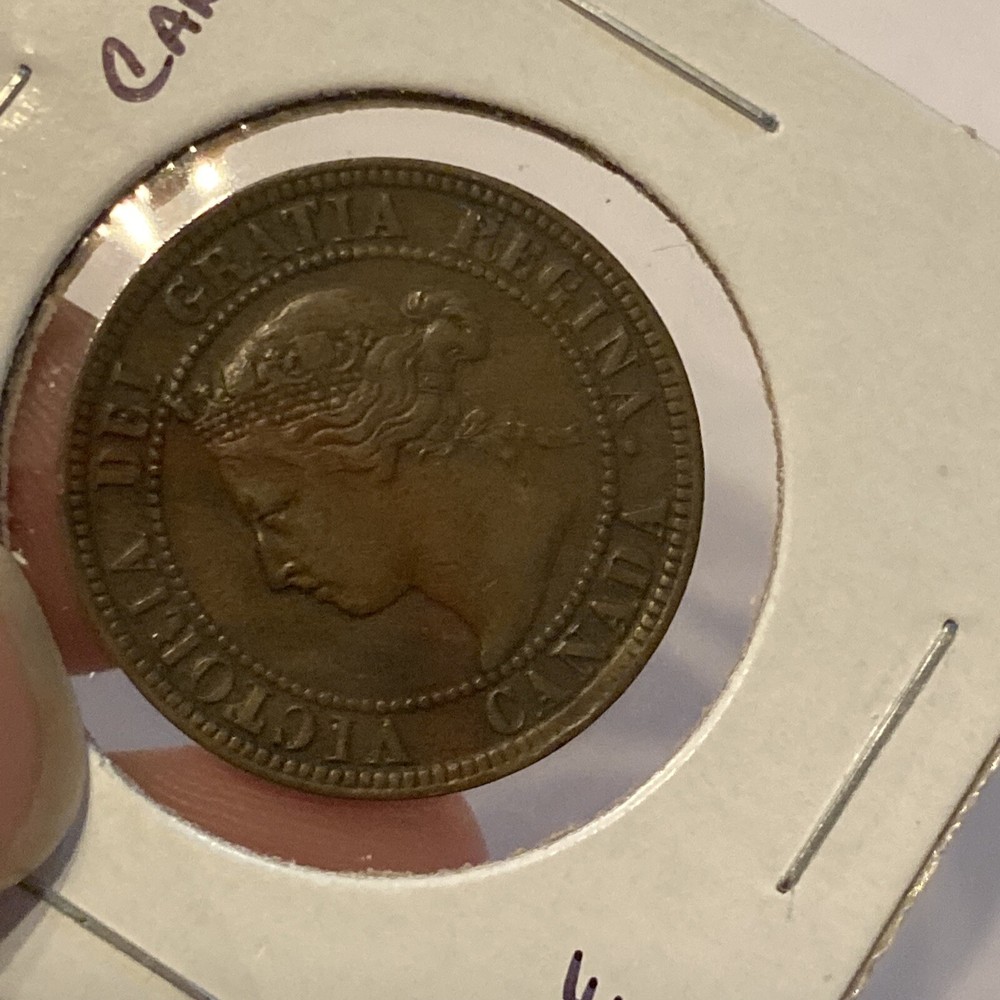 1893 canada large cent queen victoria