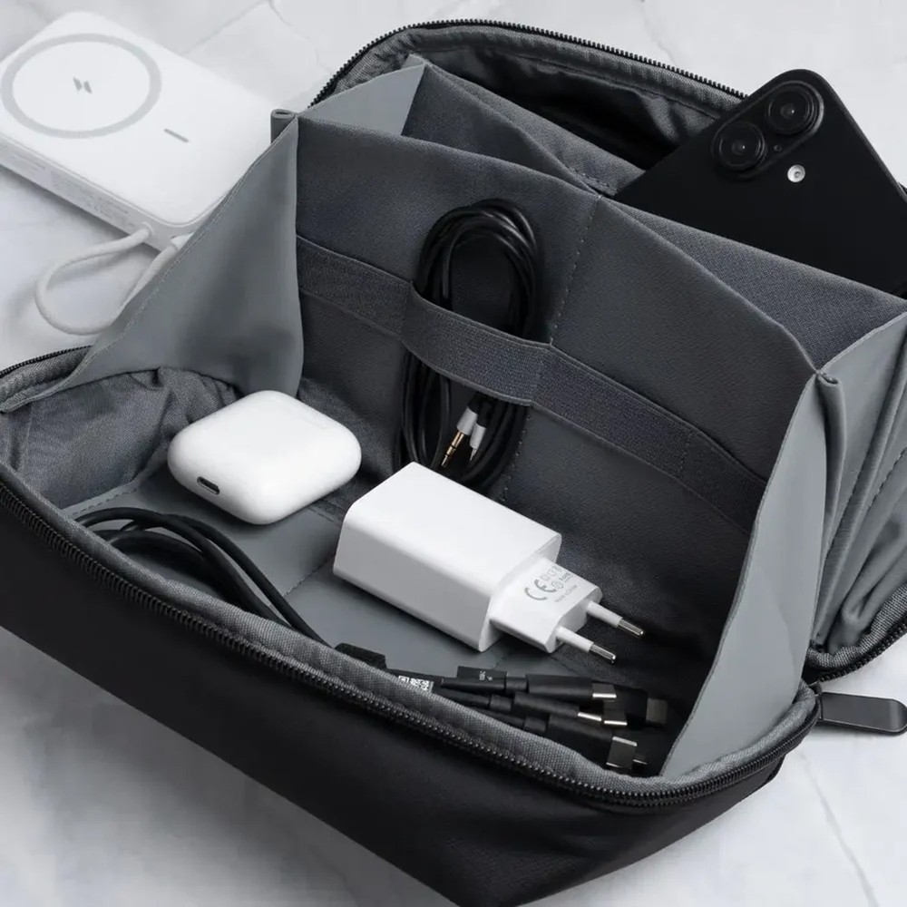 Scapade™ AirCase 9-Compartment Tech Travel Organizer