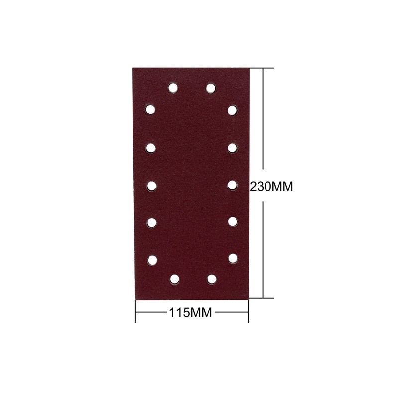 Hook & Loop 1/2 Sanding Sheets Punched 40-2000 Grit 115 x 230mm Sanding Pads