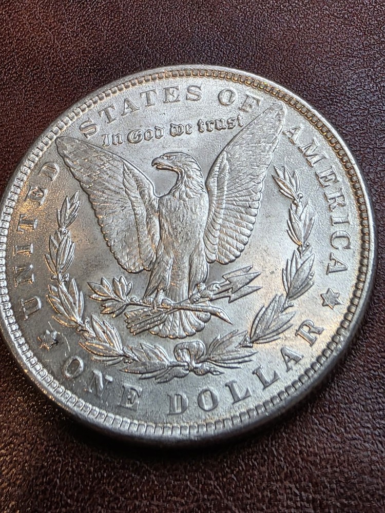 1887 & 1889 $1 Morgan Silver Dollar Blast White