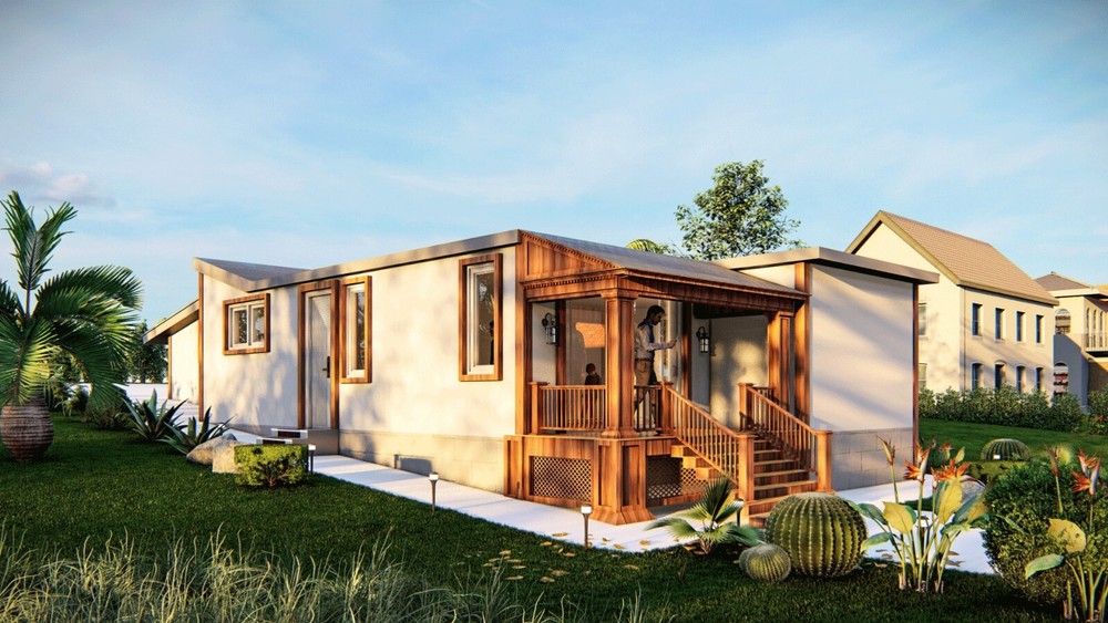 23x52’ Tiny Home Plans – 2 Bedrooms, 1 Bath