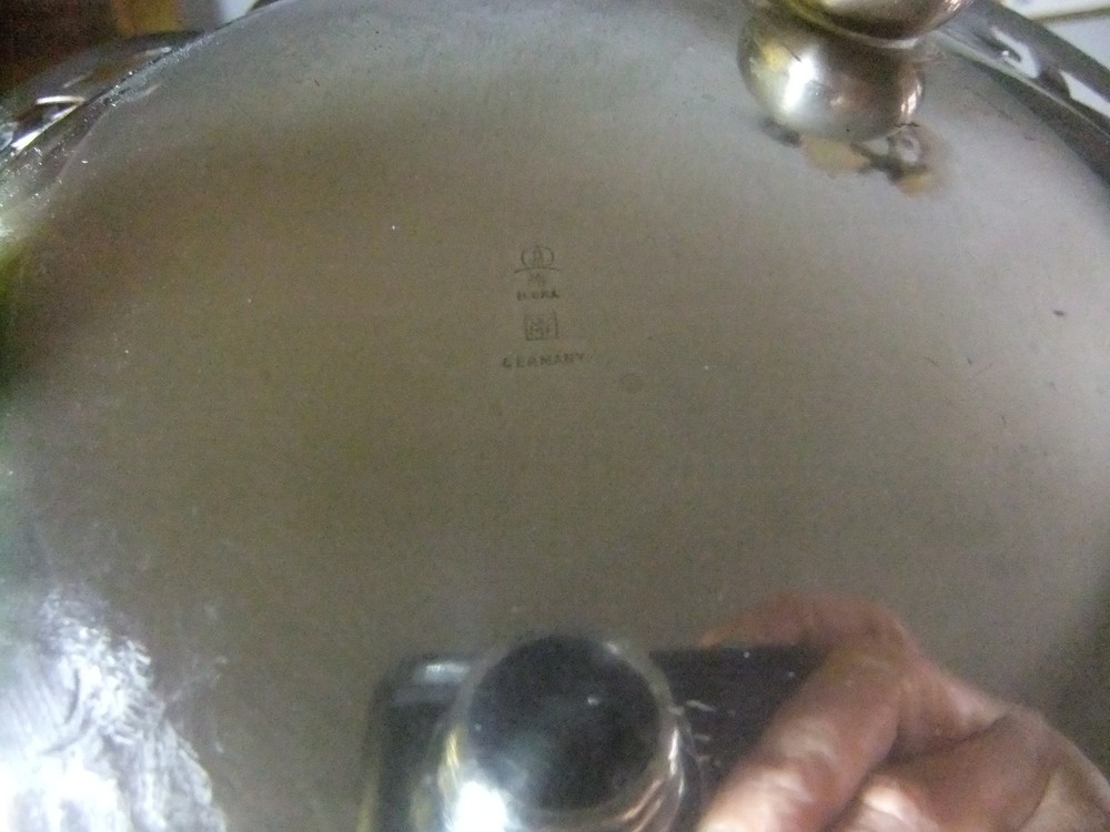 WMF Ikora Silver Plate Bowl with Open Work Border Made in Germany