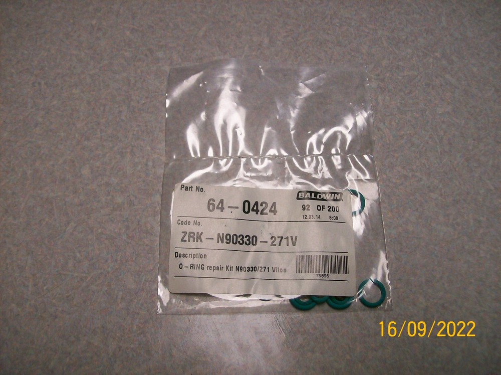 Baldwin Jimek o-ring kit 64-0424