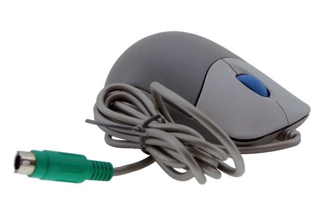 NEW Vintage PS2 Scroll Mechanical Mouse (Non-Optical)