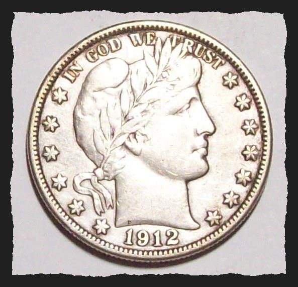 1912-D BARBER HALF DOLLAR  Nice Solid XF  #31C77