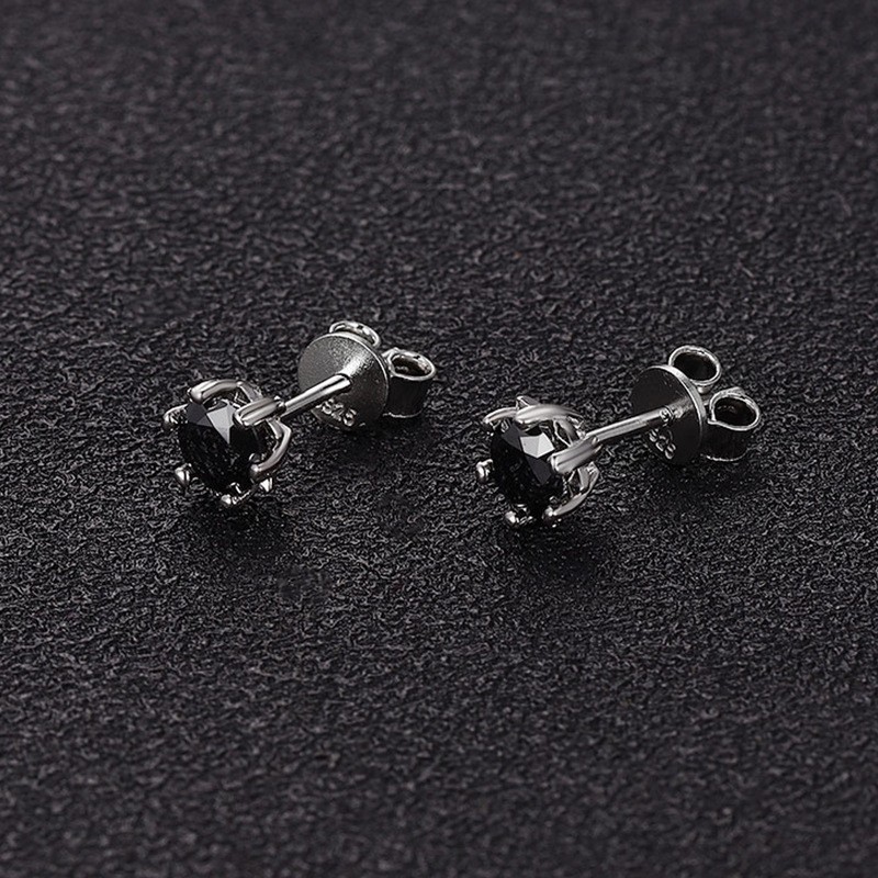 0.3ct 0.5ct 1ct VVS Moissanite Snowflake Stud Earrings SOLID 925 Sterling Silver