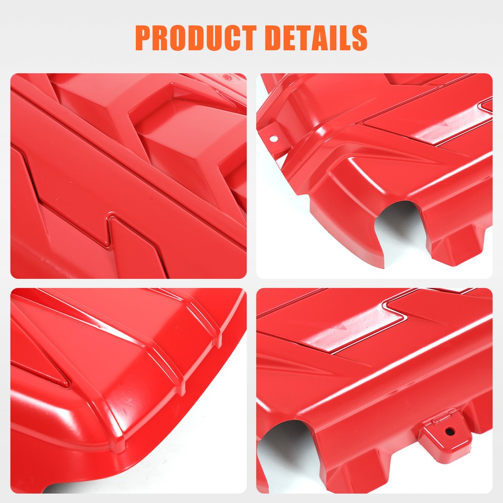 For 2020-Up Corvette C8 ABS Plastic Red Engine Cover