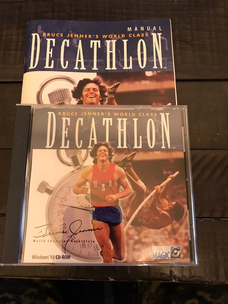 Bruce Jenner's Decathlon Computer Game No Box