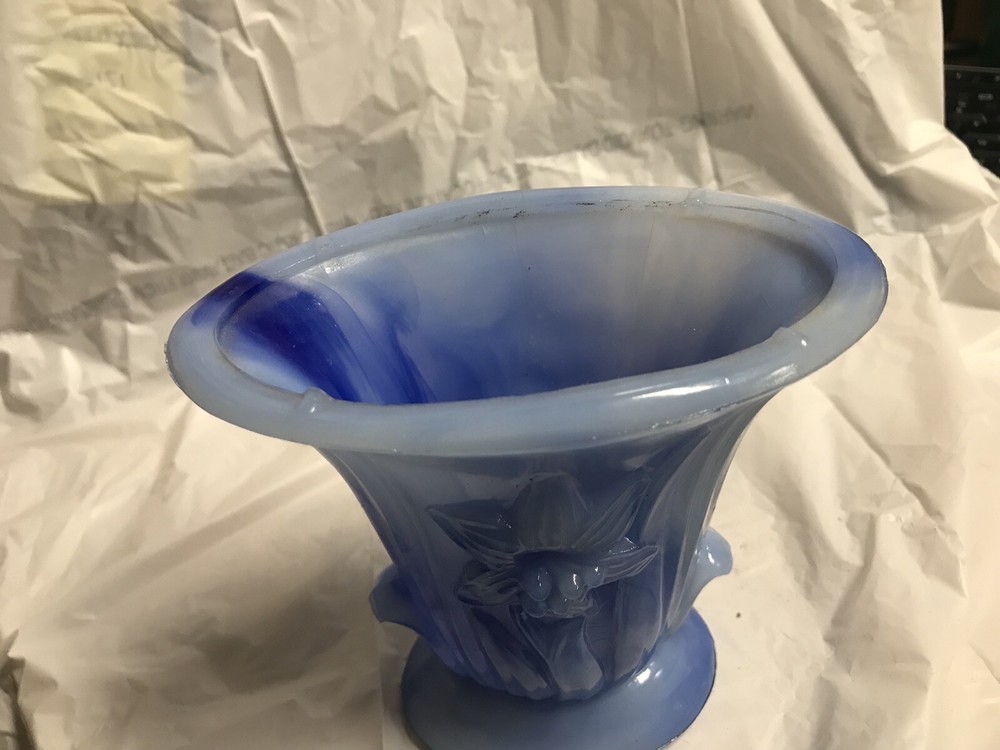 Vintage Akro Aggregate Vase