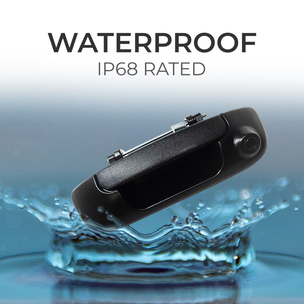 For Dodge Ram (2002-2008) Black Tailgate Handle with Backup Camera