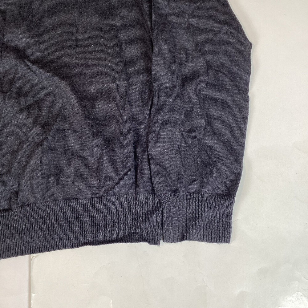 Express Mens Pullover Sweater Size M Medium 100% Italian Merino Wool Long Sleeve