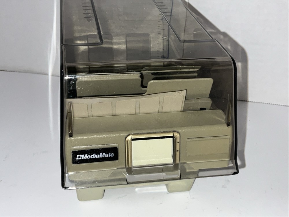 MediaMate 3.5” Floppy Disk Diskette Stackable Storage Box Container Vintage