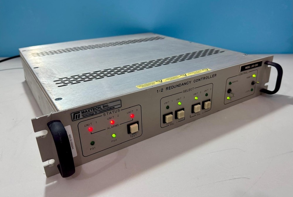 Maxtech / LRC-1200 1:2 Redundancy Controller — RF / Satellite / Communications