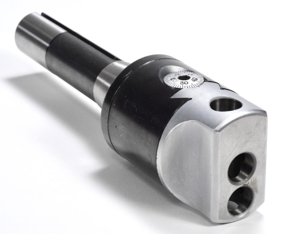 Milling Machine 2" Boring Head R8 Shank 1/2" Bar Holes Micro Adjustable