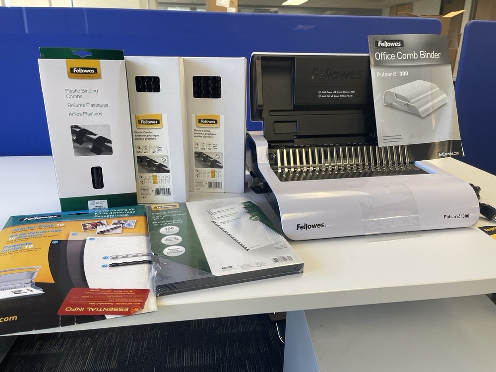 Fellowes Binding Machine Pulsar E 300 Electric Comb Binder