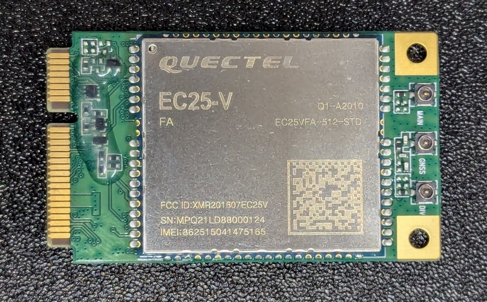 Quectel EC-25V FA Mini PCIe LTE module