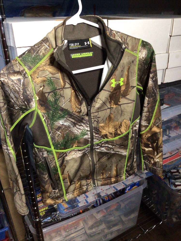 Under Armour Zip Up Jacket Scent Control Youth Small