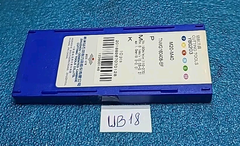 ZCC.CT TNMG160408-EF YBG203 INSERTS 10 PCS