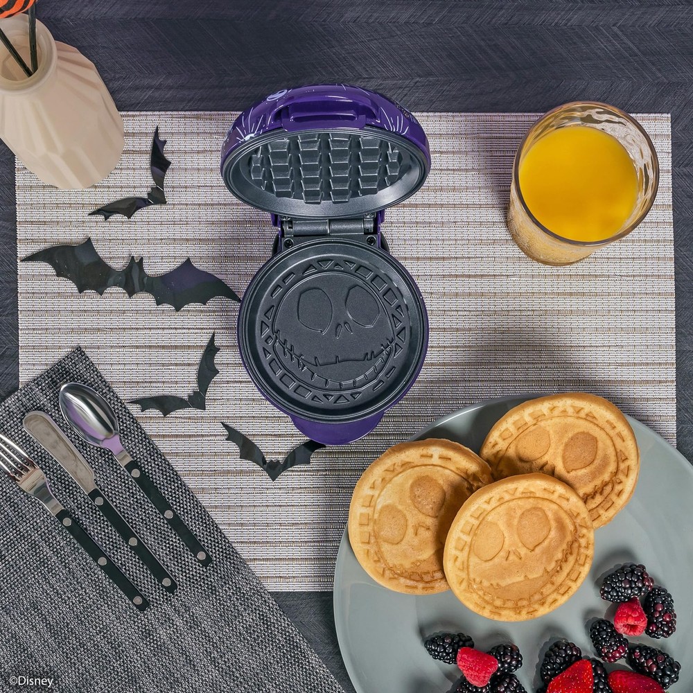 Nightmare Before Christmas Jack Skellington Mini Waffle Maker - Small Kitchen