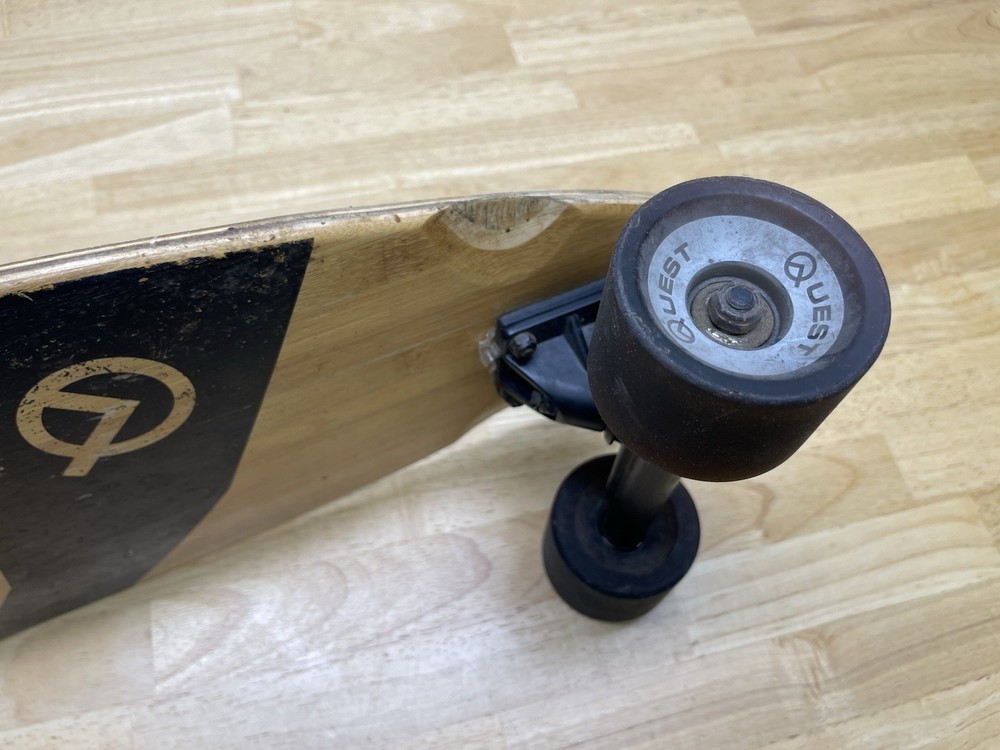 40" Quest Bamboo Longboard Skateboard Complete