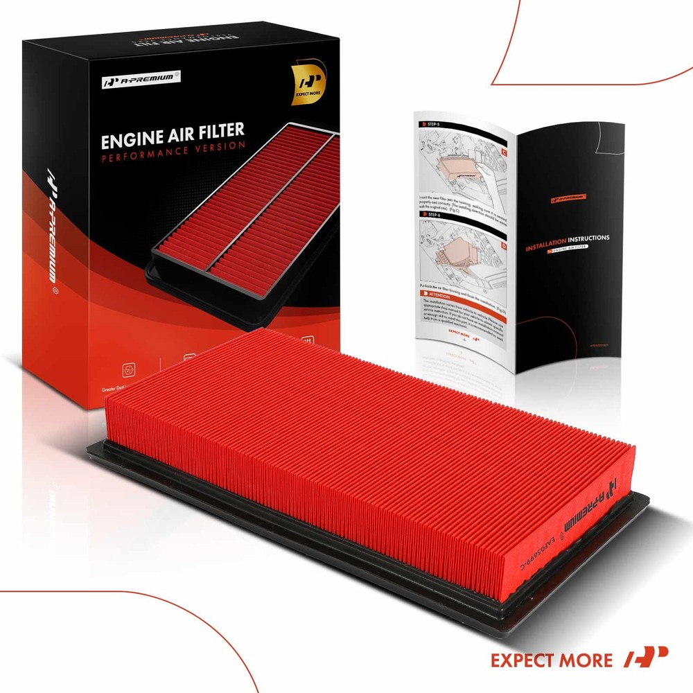 A-Premium High Performance Engine Air Filter for Ford Explorer Mazda 6 Lincoln