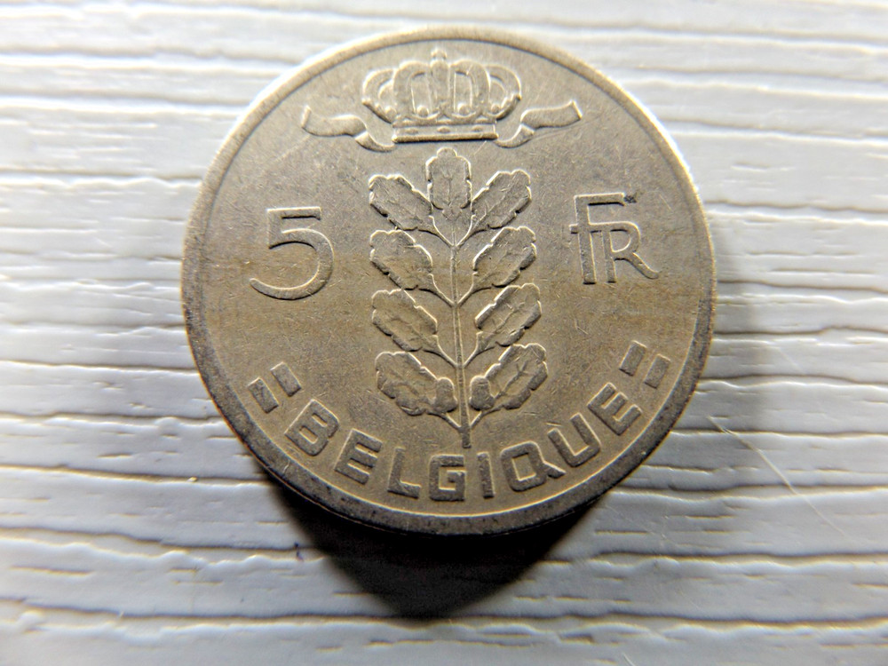 BELGIUM 1963 5 Francs
