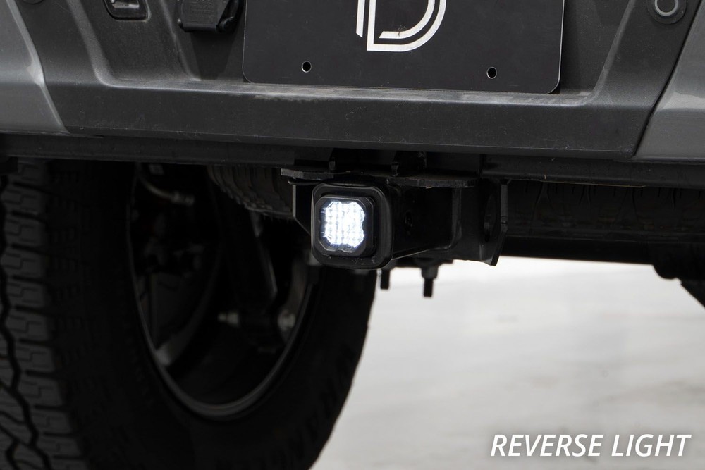 Diode Dynamics® Hitch Mount LED C1R Pod Reverse + Brake Light Kit for 2" Hitch