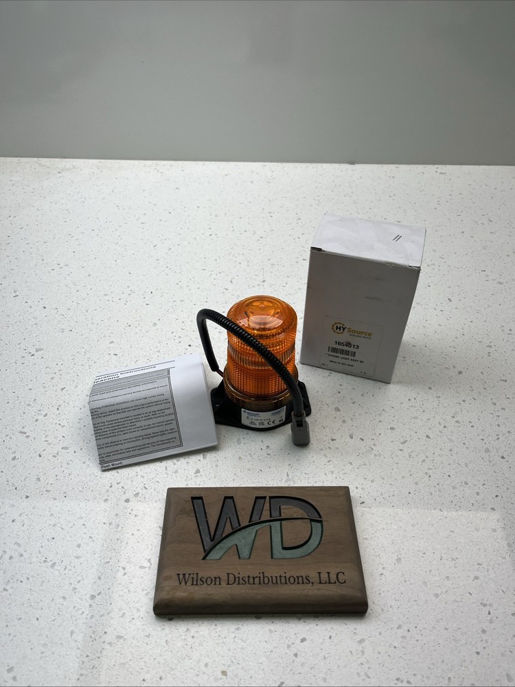 ECCO 1654013 HY Source Amber Strobe Light Assembly OEM