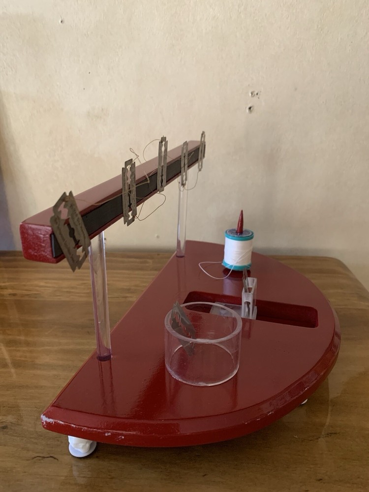 Vintage Razor Blade Swallow Illusion