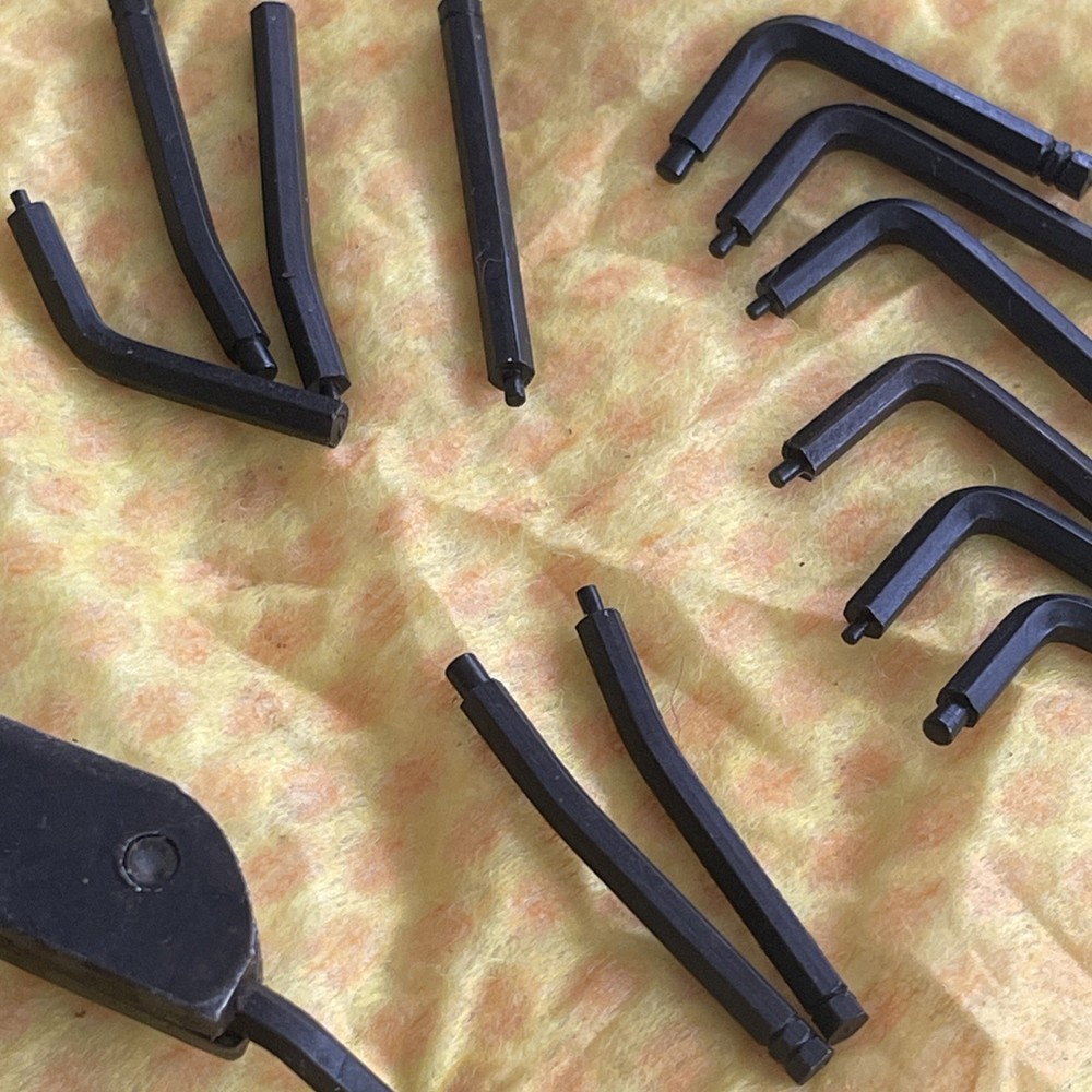 K-D 445 & 446 Internal & External Snap Ring Pliers + 448 Tips Case