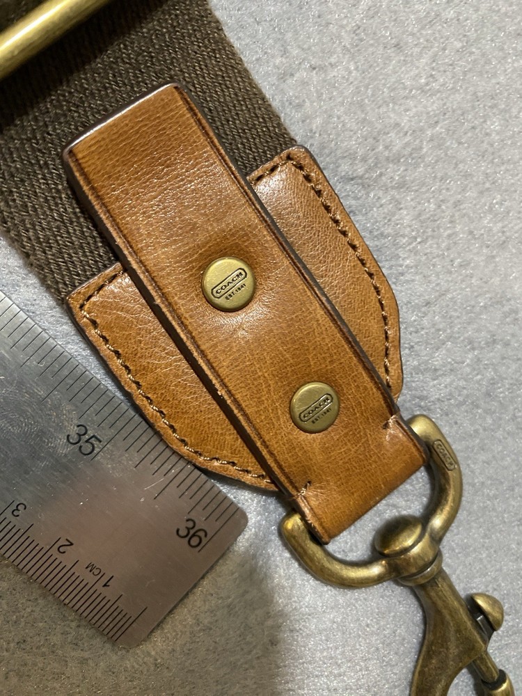 Vintage Coach Luggage Strap