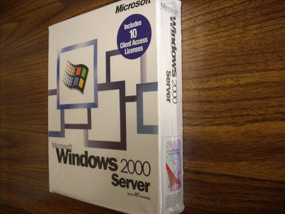 Microsoft Windows 2000 Server (10-client CAL)