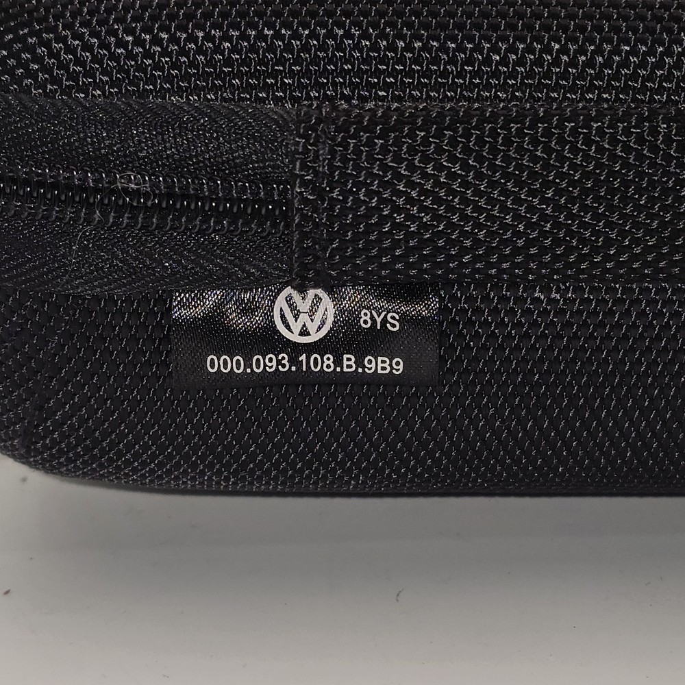 VW Volkswagen First Aid Kit Case, Zippered Hard Case, Empty (8YS)