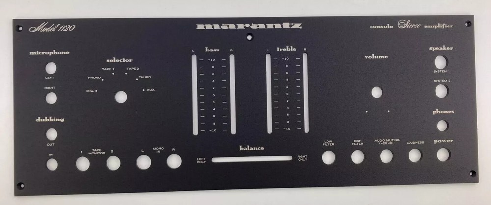 New! Marantz 1120 Receiver Front Panel Faceplate (Face Plate)