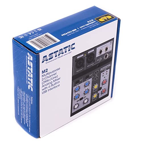 Astatic with USB Interface M2 2-Channel Mixer