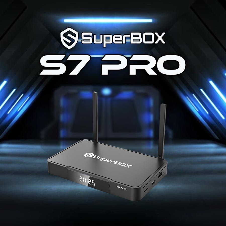 NEW RELEASE 2025 SUPERBOX S7 PRO Black Final Version S6 Fast Ship