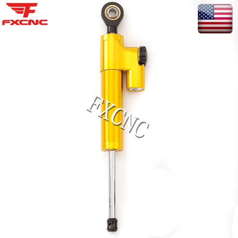 Gold Steering Damper Stabilizer & Mounting Bracket Kit For Ducati Monster 696