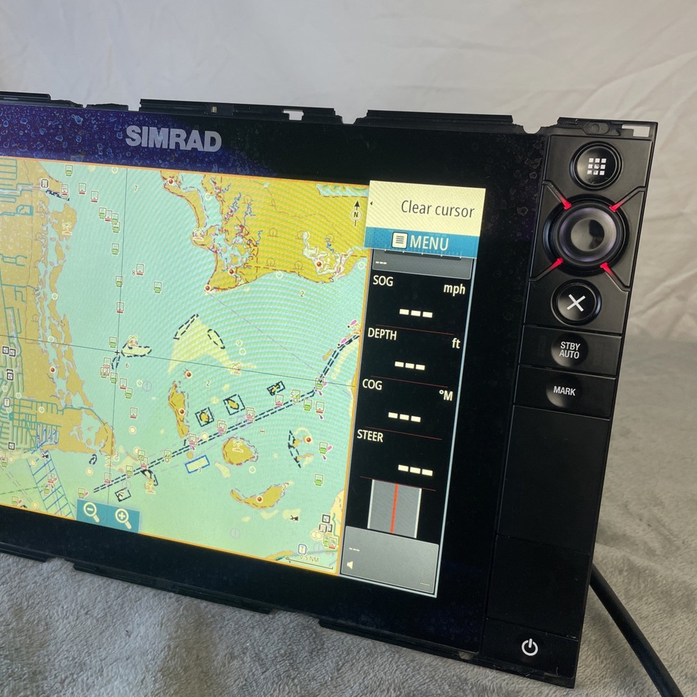 Simrad NSS12 Evo2 12" Touchscreen MFD Chartplotter Head Unit With Power Cord
