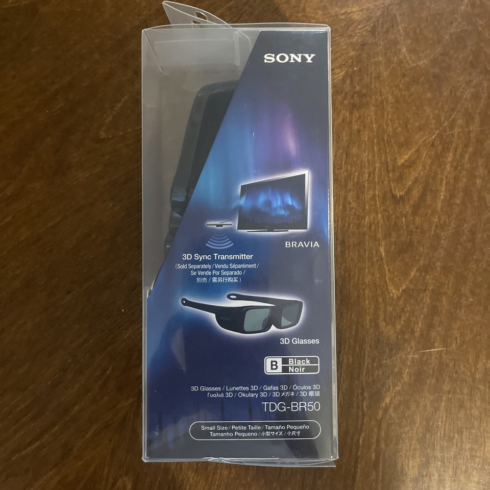 So Y TDG-BR50 3D Glasses Size Small Black