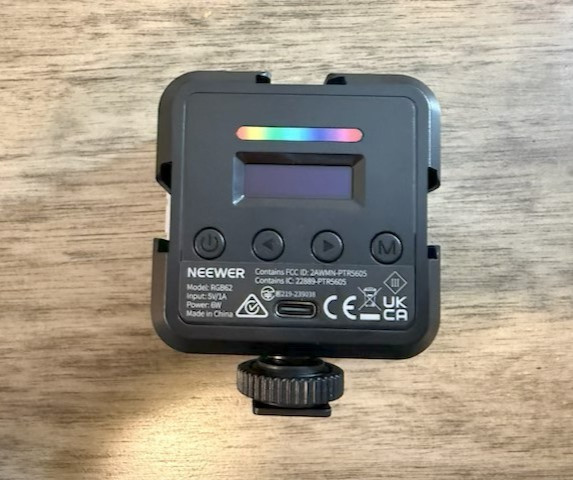 NEEWER Led Video Light RGB62 Magnetic APP Control