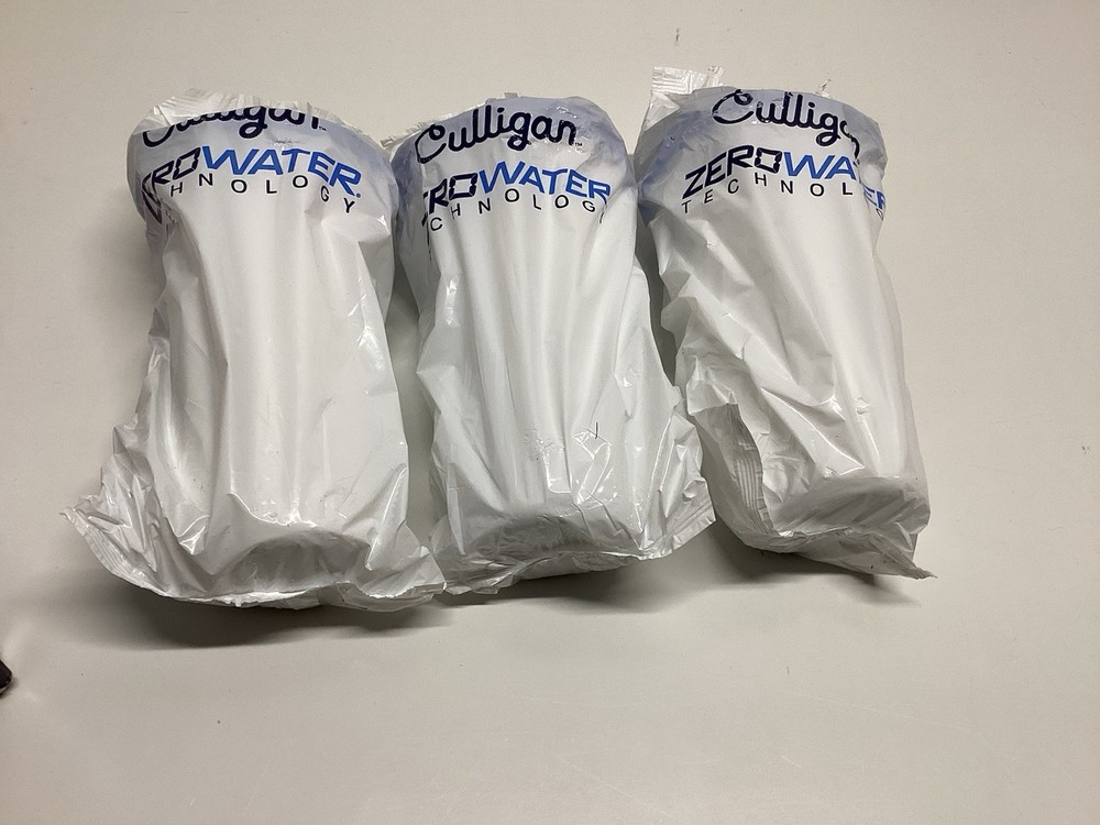 Culligan 3 pack Dispenser Pitcher Zero Water Filters OPEN BOX