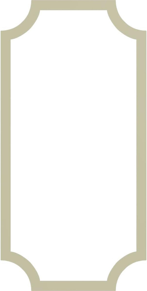 Ashford Smooth Panel Moulding Kit - 24"W x 48"H Single Panel Design