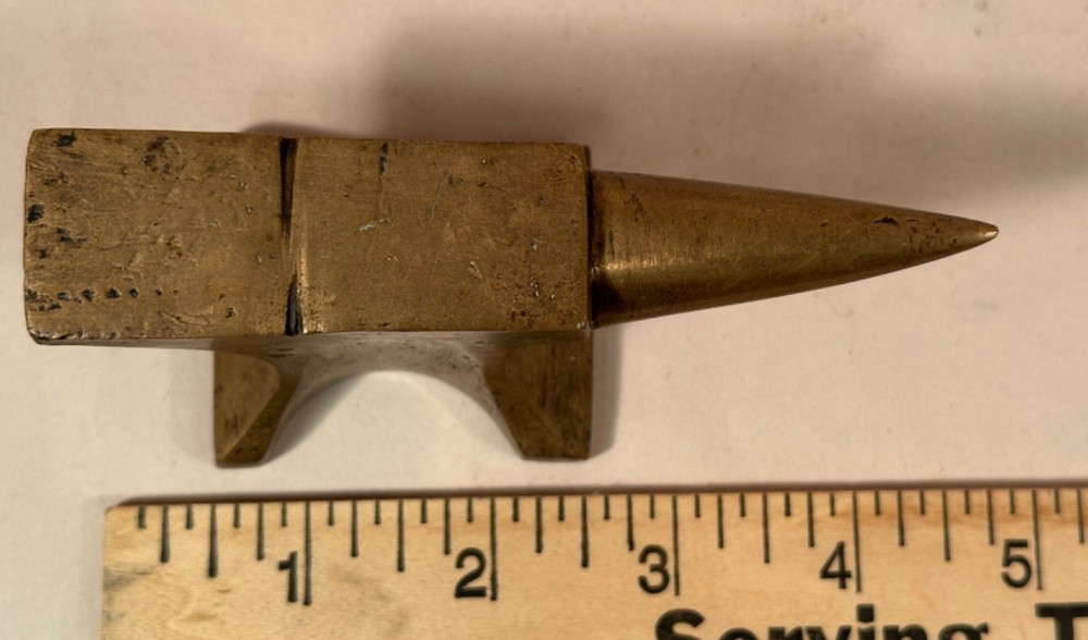 Brass Anvil, Jeweler Tool