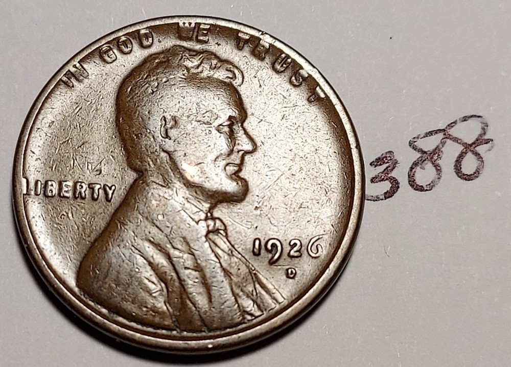 1926-D Lincoln Wheat Cent #388