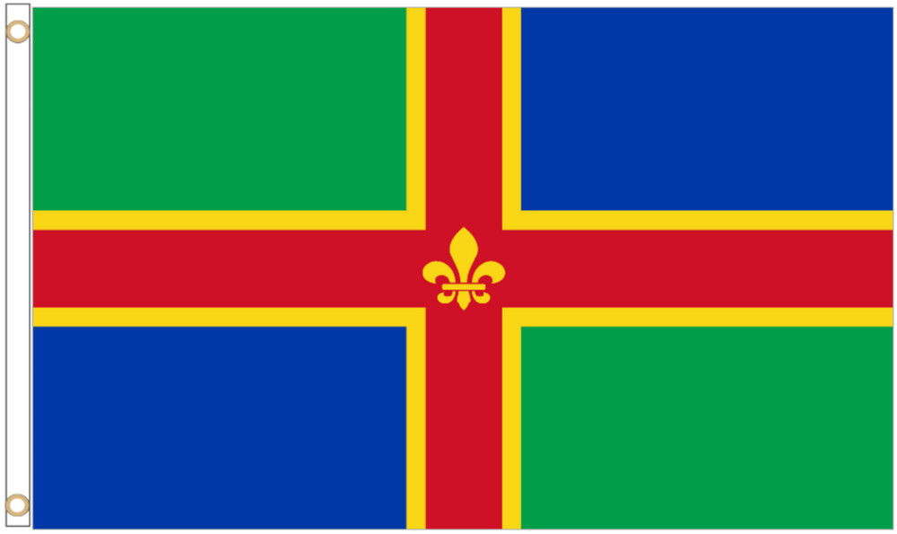 Lincolnshire Polyester Flag - Choice of Sizes