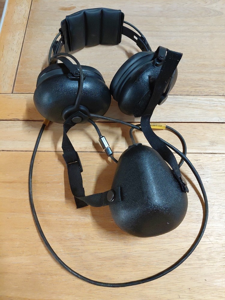 vintage Astrocom 10355-B headset communicator w/ microphone