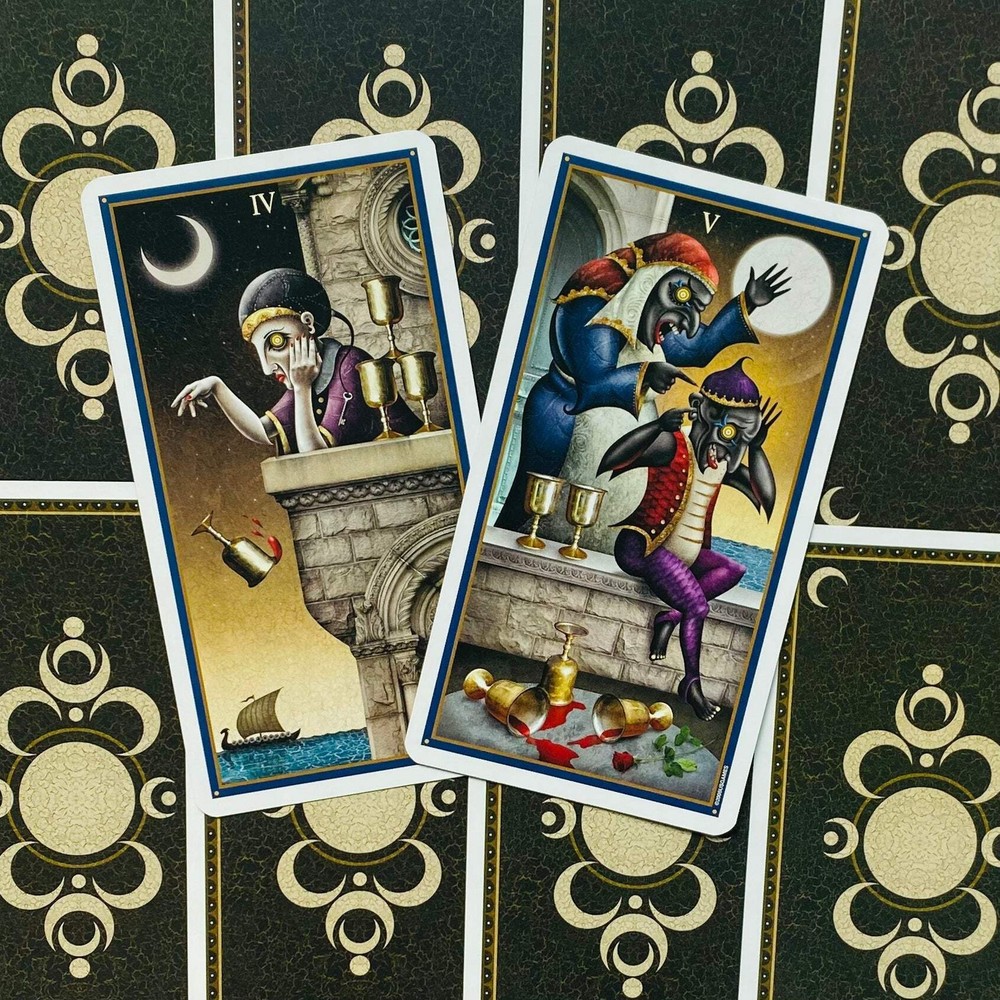 Deviant Moon Tarot Deck Cards Esoteric Patrick Valenza US GAMES SYSTEMS NEW