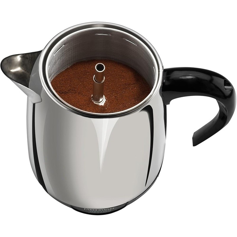 Stainless Steel Percolator 8 Cup Automatic Keep Warm Fast Brewing Coffee Maker