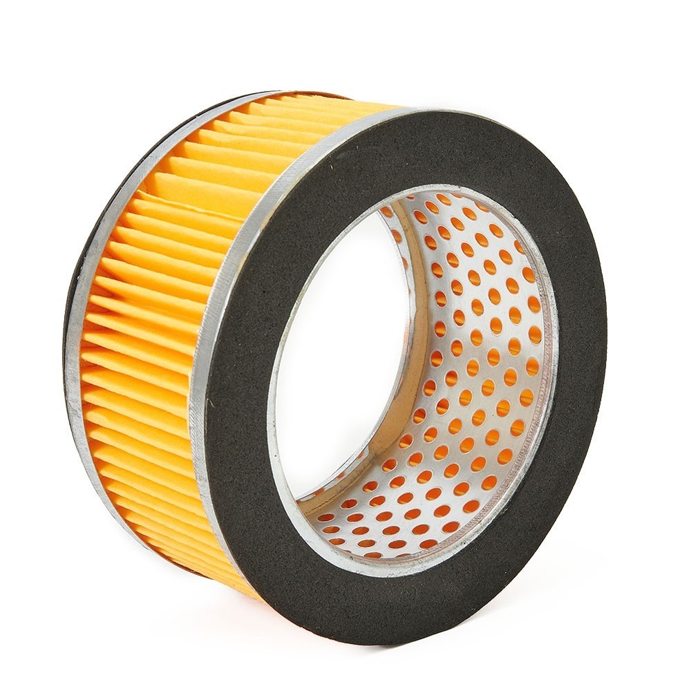 Yellow Cylinder Shape Air Compressor Element Filters Assembly Set Replacement