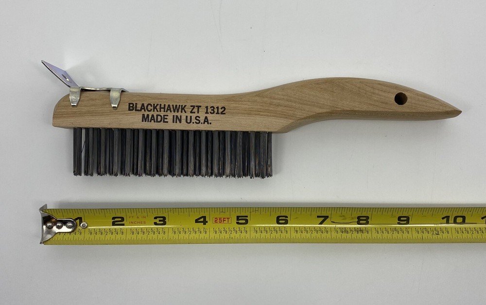 BLACKHAWK BY PROTO, Scratch Brush with Scraper: Wood